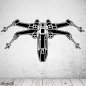 Preview: 46383 X Wing Fighter Front Mein-Motiv-de Wandtattoo Wandbild